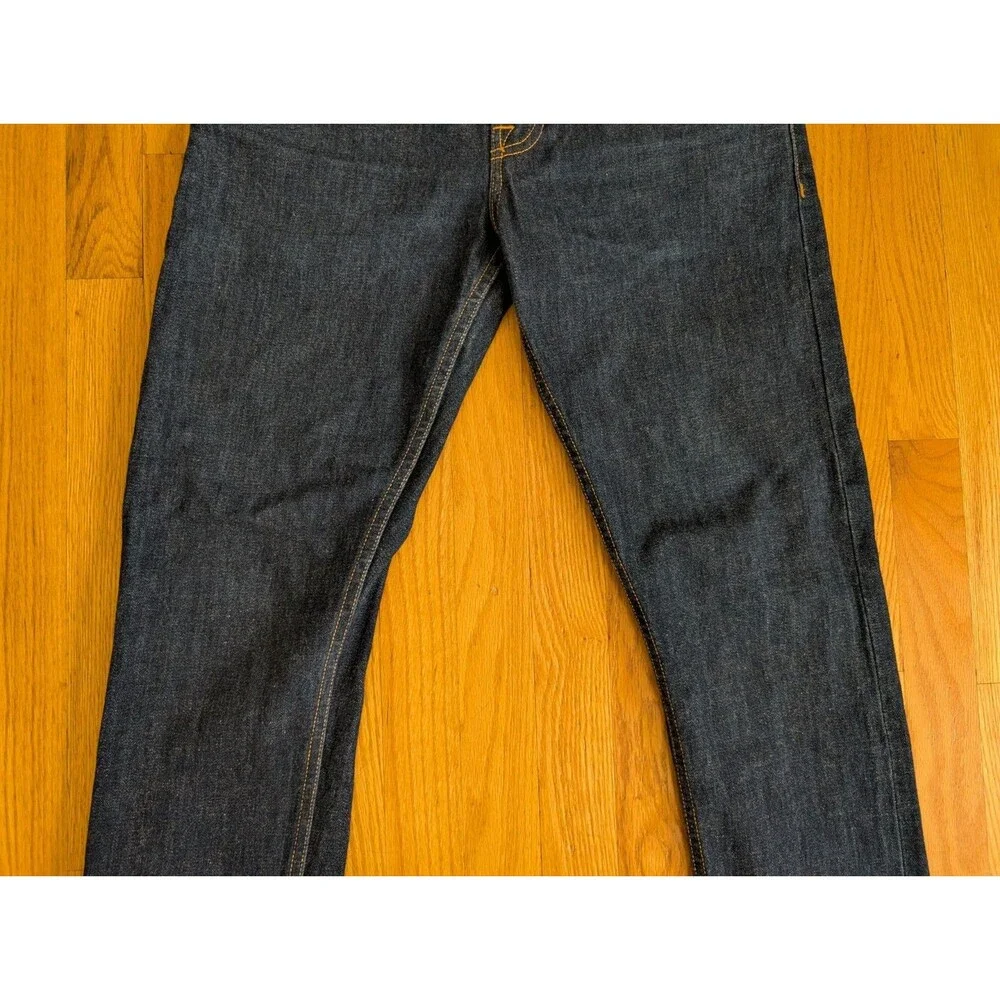 Brave Star Men’s Jeans Size 32 X 29 Dark Wash USA Made Selevedge
